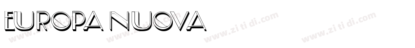 Europa Nuova字体转换